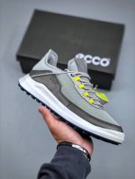 Ecco Official Walking Series Mesh Sand With Top-Layer Leather Casual Shoes Compa