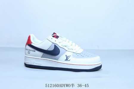 Nike Air Force 1 Af1 Nike Low-Top Air Force One Casual Sneakers 512160Adywo Half - Click Image to Close
