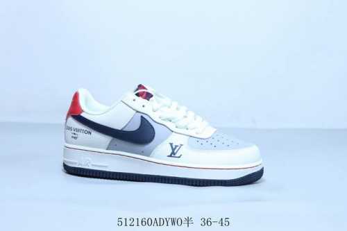 Nike Air Force 1 Af1 Nike Low-Top Air Force One Casual Sneakers 512160Adywo Half