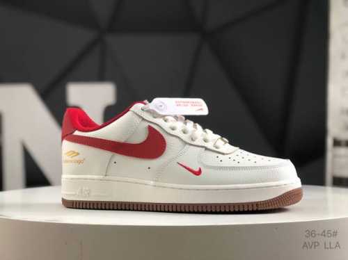 Company-Grade With Half Sizes Nike Air Force 1 Low Low-Top Casual Sneakers Origi