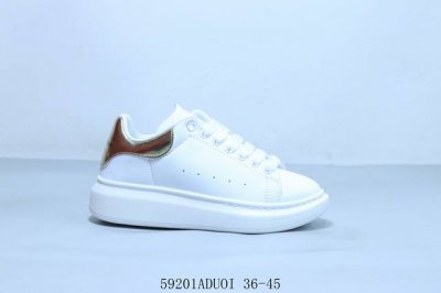 alexandermcqueen Alexander Mcqueen Mcq Couple Sports White Shoes Thick Bottom
