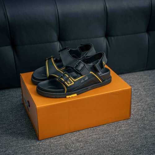 Core Private Lv Louis Vuitton Latest Series Oblique Thick-Soled Slippers Sandals