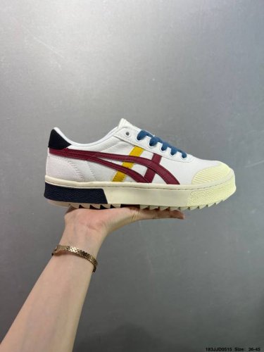Asics Court Mz 2.0 Unisex College Series Low-Top Retro Thick-Soled Height-Enhanc