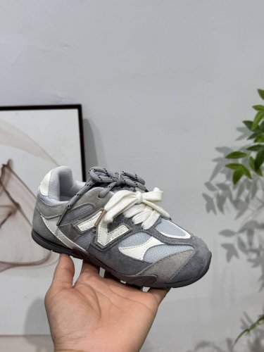 Nb 9060Miumiu Collaboration Edition Pig Eight-Eared Skin Mesh Magic Strap Childr