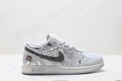 Corporate-Level Nike Air Jordan 1 Low Aj1 Joe 1 Low-Top Casual Sneakers Synchron