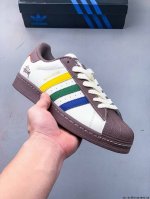 Company-Grade Top Layer!Adidas Superstar Classic Shell-Toe White Casual Sneakers