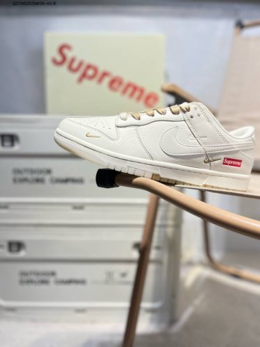 Nike Sb Dunk Low "Supreme Joint" Anniversary High-End Custom Low-Top Casual Shoe