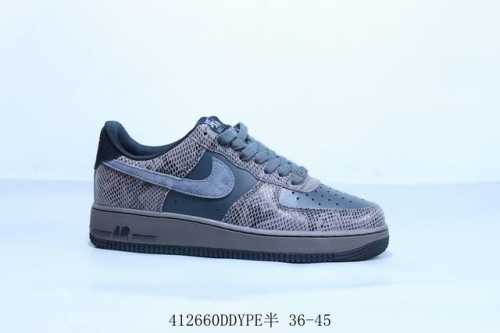 Nike Air Force 1 Af1 Nike Low-Top Air Force One Casual Sneakers Gray Item Number