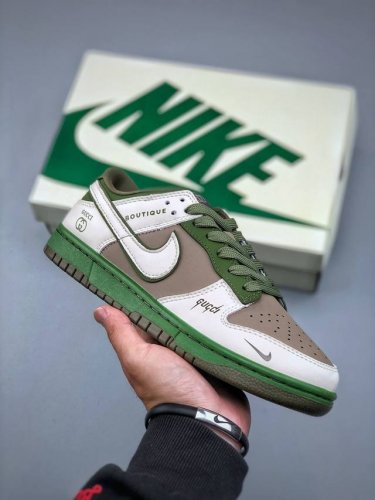 Nike Sb Dunk Low Gucci Co-Branded Beige Brown High-End Customized Low-Top Casual