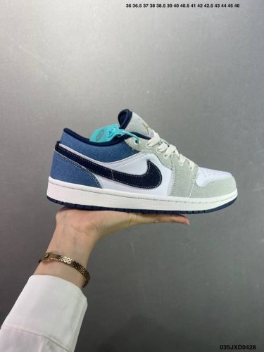 Company-Level Nike Air Jordan 1 Low Aj1 Joe 1 Low-Top Casual Sneakers Synchroniz