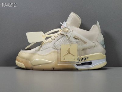 Channel Advantage, Support For Consignment! Og Version: Aj4 Off-White X Air Jord
