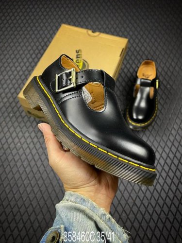 C Dr.Martens Brogue Leather Shoes Dr.Martens Is Made Of Motorcycle-Style Raw Mat