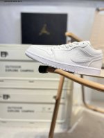 Company-Level First-Layer Leather Jordan Air Jordan 1 Low Aj1 Low-Top Series Bas