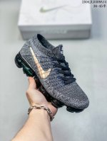 Real Label With Half Size Nike Air Vapor Max Gray Copper Hook Blue Gold Hook Col
