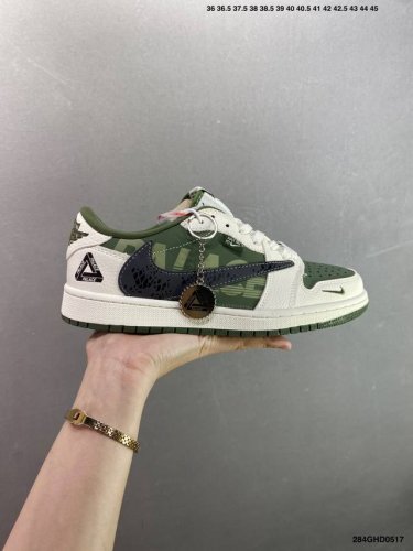 Corporate-Level Nike Air Jordan 1 Low Custom Color Custom Aj Joint-High-End Cust