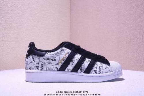 Adidas Gazelle Indoor W Custom Shell-Shaped Toe Gucci Three-Leaf Clover Casual A