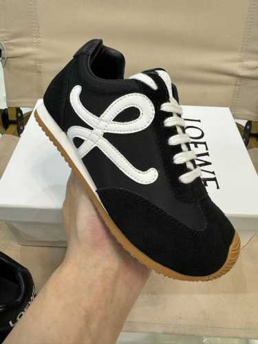 Four-Color Set Loewe Agend Training Shoes, Influencer-Style Genuine Leather Ball
