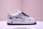 Nike Air Force 7 Low Air Force One Skate Shoes White And Pink Original Last And