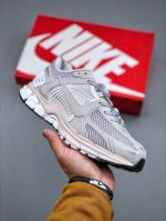 Nike Vomero 5 V5 Running Shoes Gray And White Bv1358-001 Actual Shot As Shown In