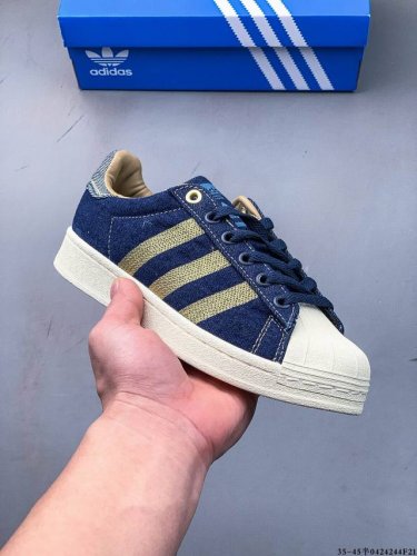 Company Level! Adidas Superstar Shell Head Classic Versatile Casual Sneakers 042