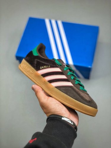 Adidas Originals Gazelle Indoor Ji2714 Clover Retro Casual Non-Slip Wear-Resista