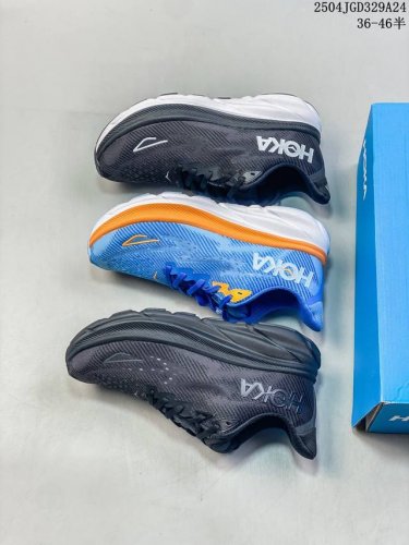 Hoka, Half-Size For Men's And Women's Shoes, Made Of Breathable Knitted Engineer