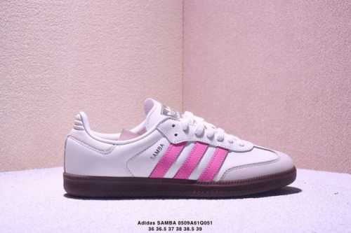 Adidas Three-Leaf Samba Valentine Thick-Soled Casual Skate Shoes - First Release