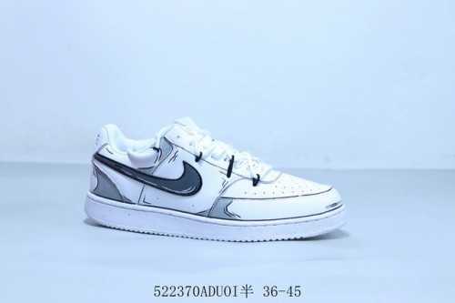 Nike Court Borough Low 2 Gs Small Air Force Item No. Dh2987-101 522 Aduoi Half 3
