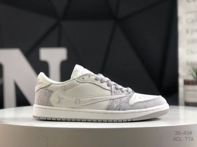 Nike Aj1 Travis Scott X Air Jordan 1 "Reverse Mocha" Aj1 Joe 1 Ts Lightning Join