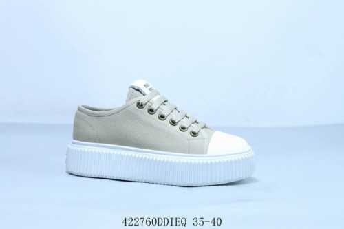 Miumiu Miu Miu Couple Sports White Shoes Thick Bottom Heightening Flash Tail Smo
