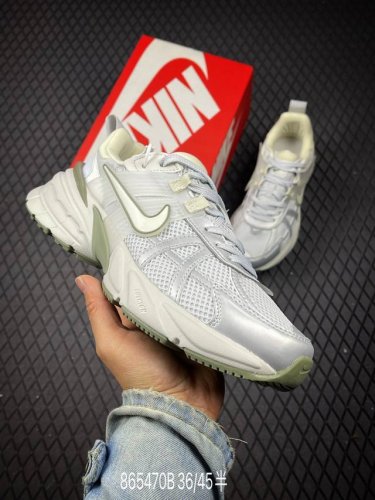 B Corporate-Level Nike V2K Run Running Shoes, Retro Style, Mesh Breathable Sport