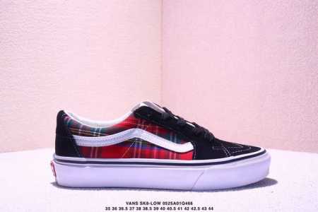Vans Sk8-Low Classic Low-Top Black And White Casual Sneakers Canvas Shoes Vn0A4U - Click Image to Close