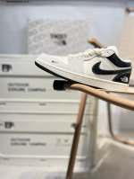 Company-Grade Top-Grain Leather North Face X Jordan Air Jordan 1 Low Aj1 Low-Top