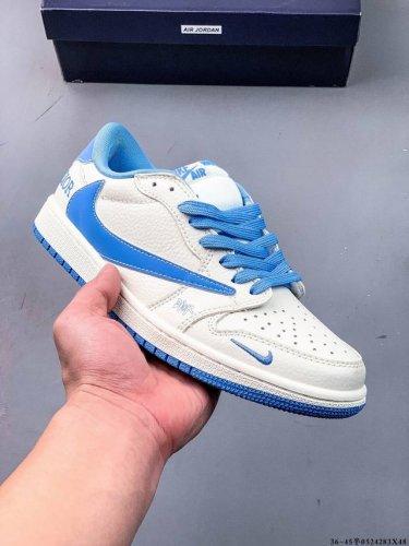 Company-Level First-Layer Nike Air Jordan 1 Low Aj1 Joe 1 Low-Top Trendy Slow-Mo