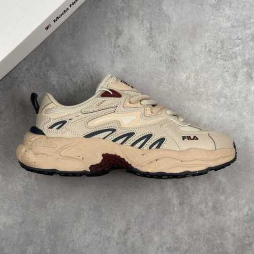 Local Core Private Company-Level Fila Fusion Bianco Fabric Synthetic Leather Har
