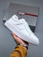 New Arrival Italian Luxury Brand Prada Sport Sneakers Versatile Casual White Sne