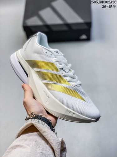 Corporate Ad Adizero Boston 13 Summer Breathable Mesh Racing Running Shoes Js493