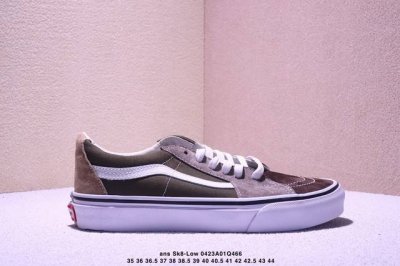 Shawn Yue's Same Style Vans Sk8-Low Brown And Green Stitching Hit Is Here! Vans