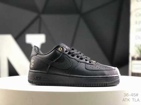Nike Air Force 1 Low 07 Black Brown Original Last And Original Cardboard, Crafte - Click Image to Close