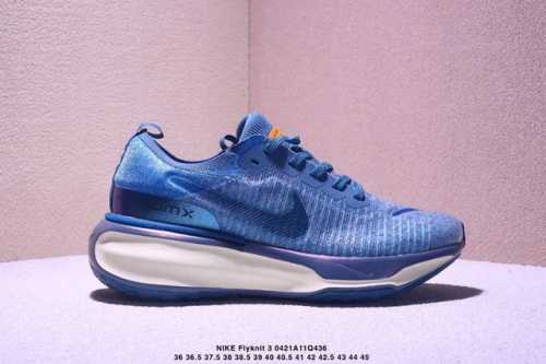Nike Zoomx Invincible Run Flyknit 3 Peacock Blue Orange Invincible 3 Series Ligh