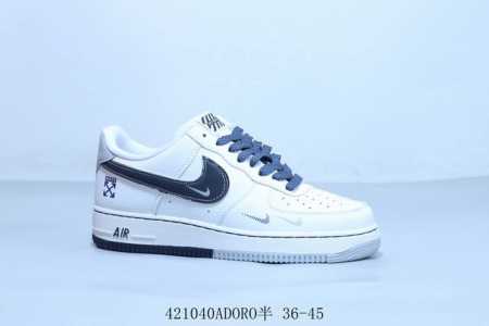 Nike Air Force 1 Af1 Nike Low-Top Air Force One Casual Sneakers Sword Label Item - Click Image to Close