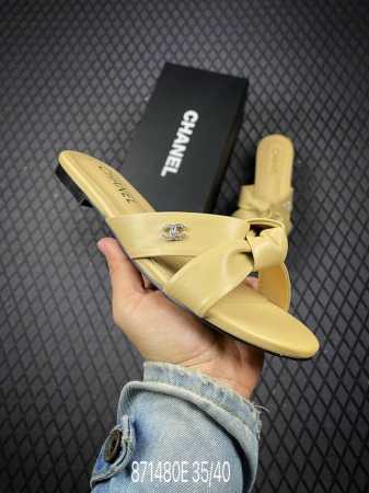 Chanel 2025 Mini Chanel Spring/Summer Bow Flat Sandals #Bow Sandals#Fairy Sandal - Click Image to Close