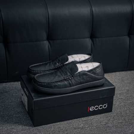 Core Private Ecco Loafers Men's Summer Genuine Leather Breathable Comfortable Sl - Click Image to Close