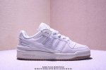 Corporate Adidas Forum 84 Low Og "Bright Blue" White And Blue Low-Top Versatile
