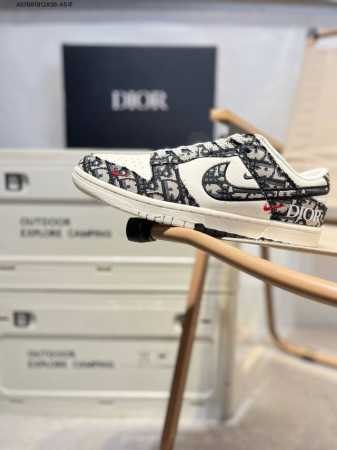 Nike Sb Dunk Low "Dior Joint" Anniversary High-End Custom Low-Top Casual Shoes C - Click Image to Close