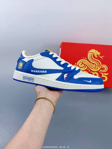 Company-Level First-Layer Leather Genuine Label Air 1 Low Og Sp Military Blue 1