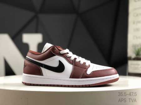 Genuine Label With Half Size Nike Jordan Air Jordan 1 Low Aj1 Low-Top Series Bas - Click Image to Close