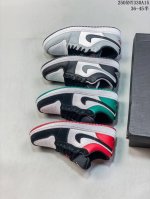 air Jordan 1 Low Jordan 1 Low-Top Sneakers, Leather Material, Genuine Label,