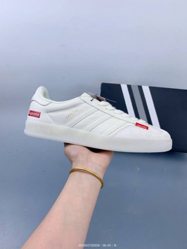 Supreme X Adidas Originals Handball Spzl Burgundy Handball Athlete Series Low-To