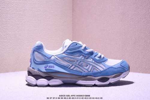 Company-Grade Asics Gel-Nyc 2055 Breathable Mesh Upper With Partial Synthetic Le